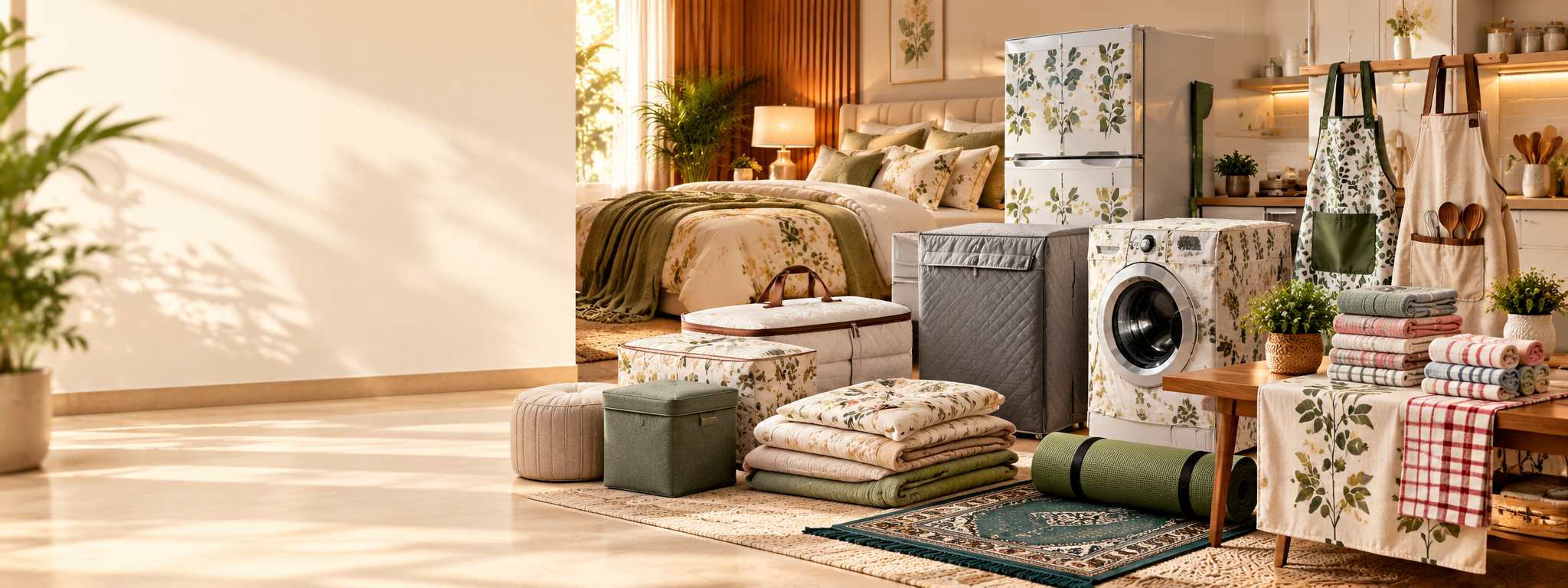 Warm and inviting home interior with decorative details