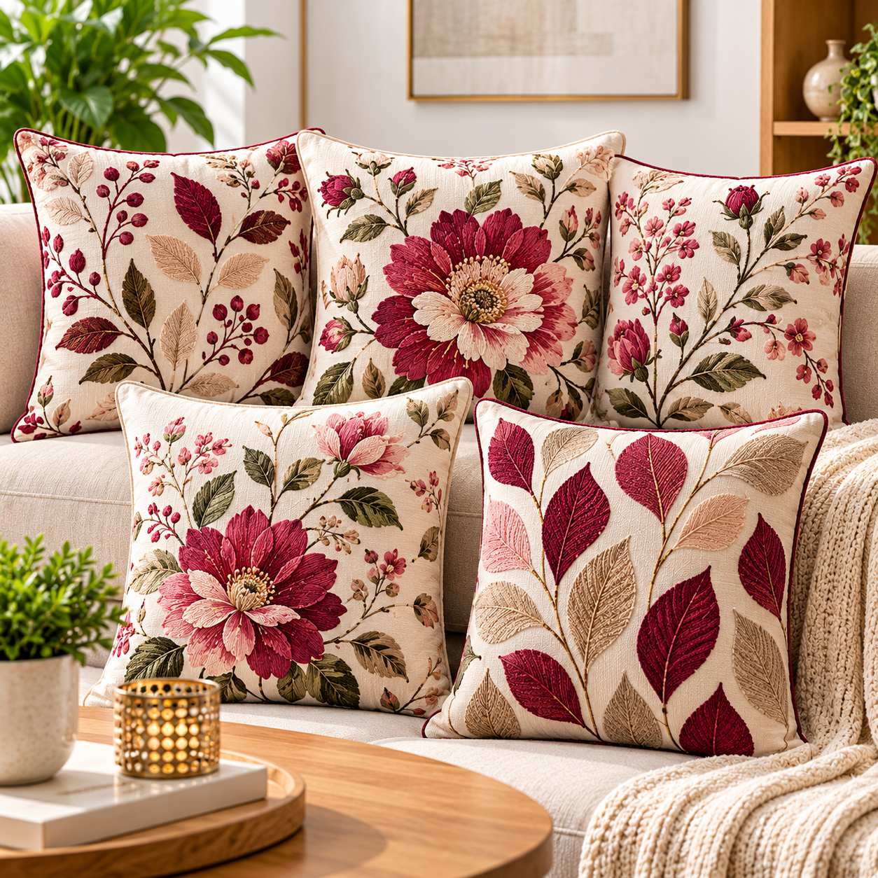 Decorative Cushion Cover Set
