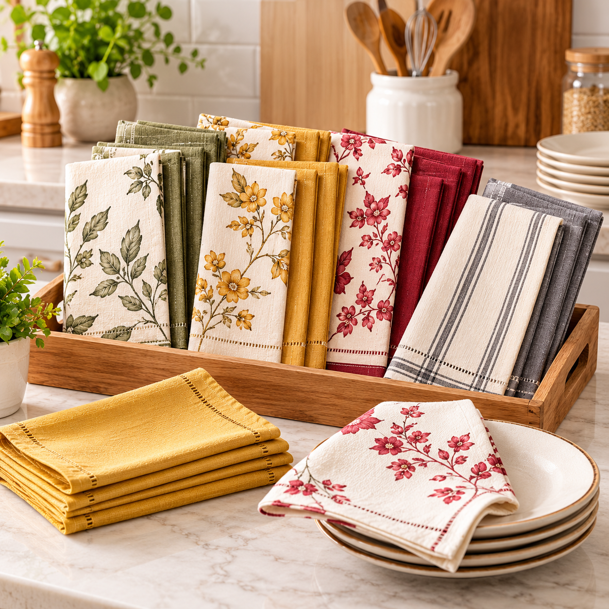 Premium Kitchen Napkin Set