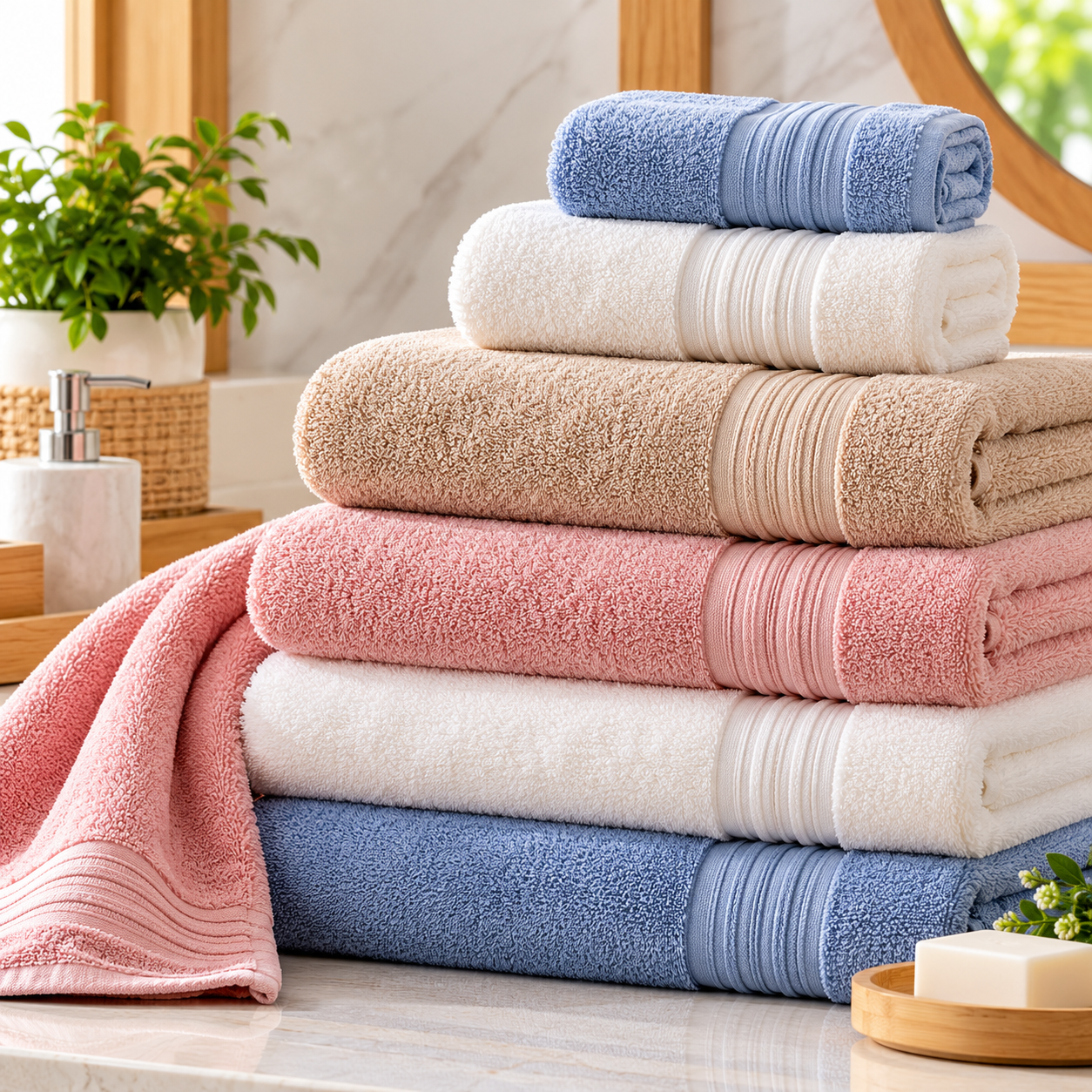 Soft Cotton Towel Set